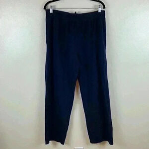 FRUIT Of The Loom Navy Sweats With Waist Drawstring XL
